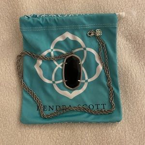 Kendra Scott Rayne Long Pendant Necklace in Silver